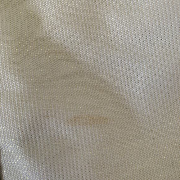 Victoria's Secret white metallic silver sequin oversized top zipper tote bag - Picture 12 of 14